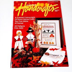Country Handcrafts October November 1993 34 Various Craft Projects 68 Pages